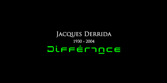 Graphic for derrida