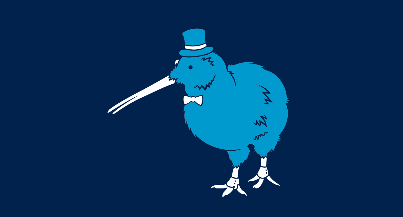 A fancy pants kiwi, dressed to the nines and ready for a night out on the town